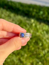 Load image into Gallery viewer, 10K Blue Sapphire &amp; Diamond Ring
