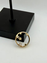 Load image into Gallery viewer, 10K Circle Star Pendant
