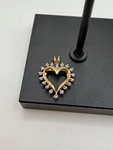Load image into Gallery viewer, 10K Diamond Heart
