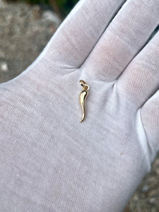 18K Cornicello Pendant