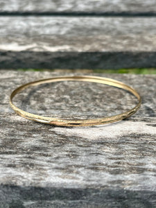 10K Yellow Bangle