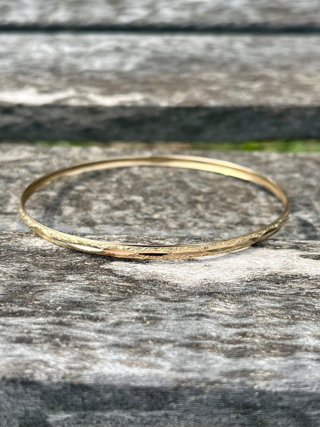 10K Yellow Bangle