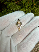 Load image into Gallery viewer, 10K Diamond Heart Pendant
