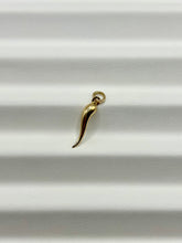Load image into Gallery viewer, 18K Cornicello Pendant
