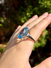 Load image into Gallery viewer, 14K WG Blue Topaz Ring
