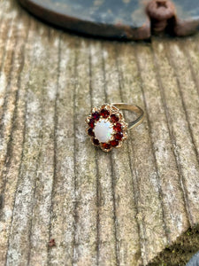 9CT Opal Ruby Ring