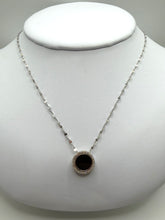 Load image into Gallery viewer, 14K Black Onyx Diamond Necklace
