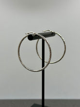 Load image into Gallery viewer, 10K WG Hoop Earrings
