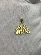 Load image into Gallery viewer, 10K Grandma Pendant
