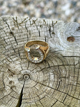 Load image into Gallery viewer, 10K Diamond Horseshoe Ring
