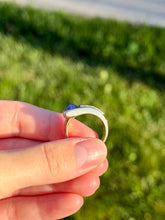 Load image into Gallery viewer, 10K Blue Sapphire &amp; Diamond Ring

