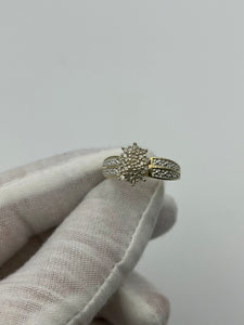 10K Diamond Cluster Ring