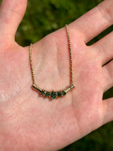 Load image into Gallery viewer, 10K Emerald Necklace
