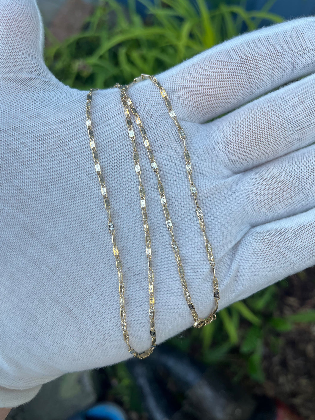 14K Star Chain