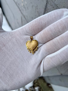 10K Heart Pendant