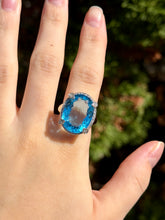 Load image into Gallery viewer, 14K WG Blue Topaz Ring
