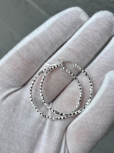 Sterling Silver Hoop Earrings