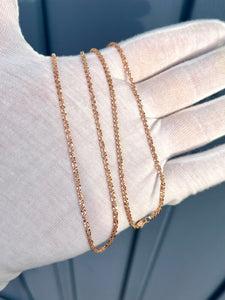 14K Criss-Cross Chain