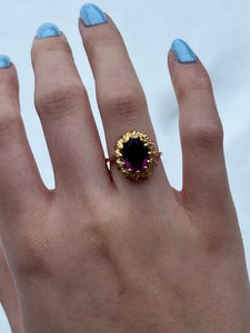 10K Amethyst Ring