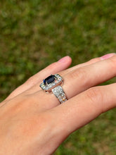 Load image into Gallery viewer, 14K Sapphire &amp; Diamond Ring

