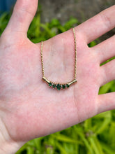 Load image into Gallery viewer, 10K Emerald Necklace
