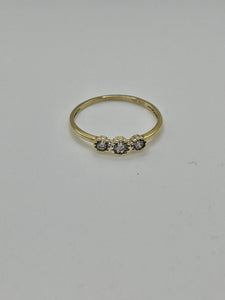 10K CZ Ring