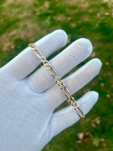 14K Figaro Bracelet