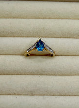 Load image into Gallery viewer, 14K Blue Topaz Ring
