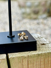 Load image into Gallery viewer, 14K Diamond Earrings- Twist backs
