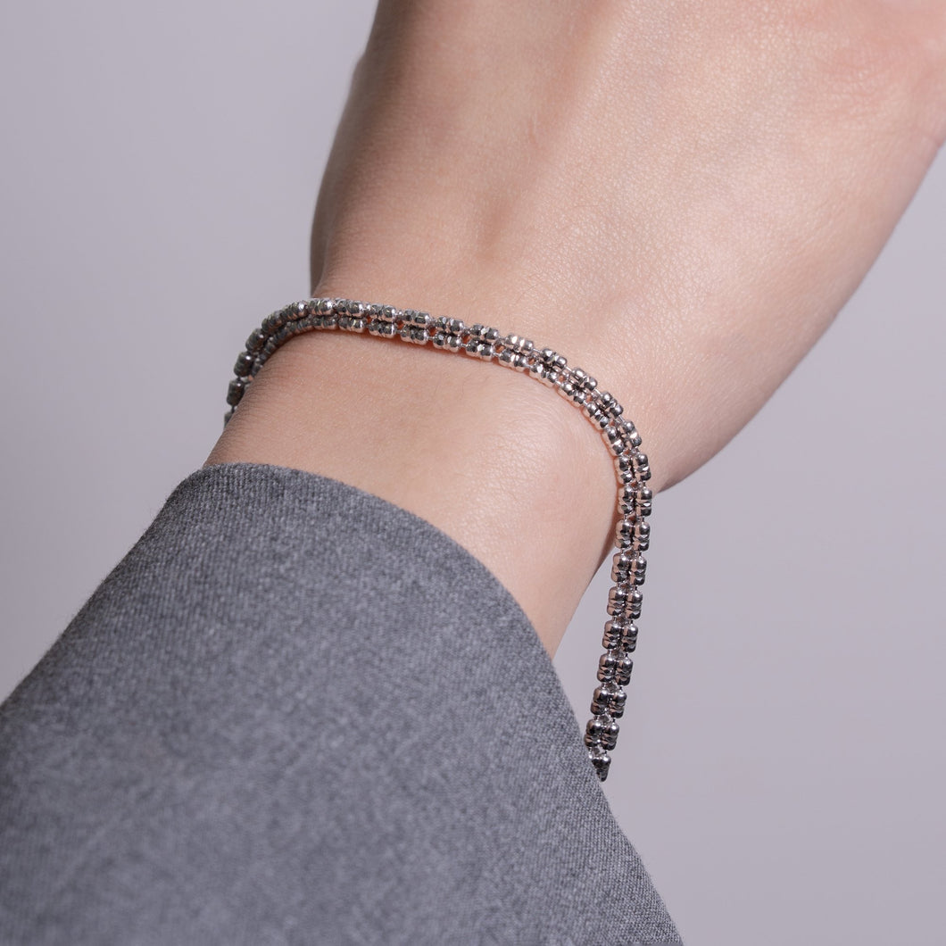 925 Fancy Ice Italian Bracelet