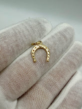Load image into Gallery viewer, 14K Horseshoe Pendant
