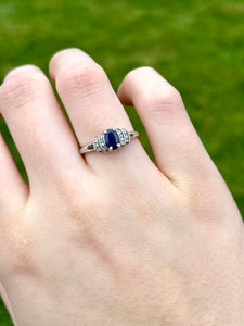 10K Sapphire Ring