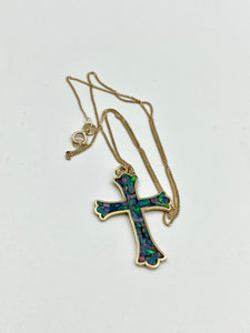 10K Cross And Chain