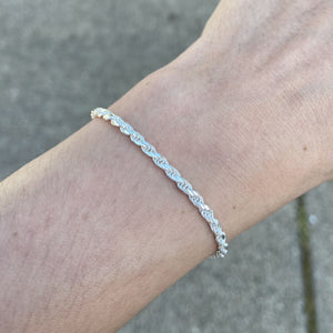 925 Rope Bracelet 3MM