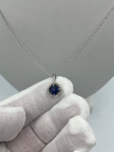 10K Sapphire Necklace