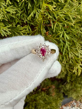 Load image into Gallery viewer, 10K Ruby &amp; Diamond Ring
