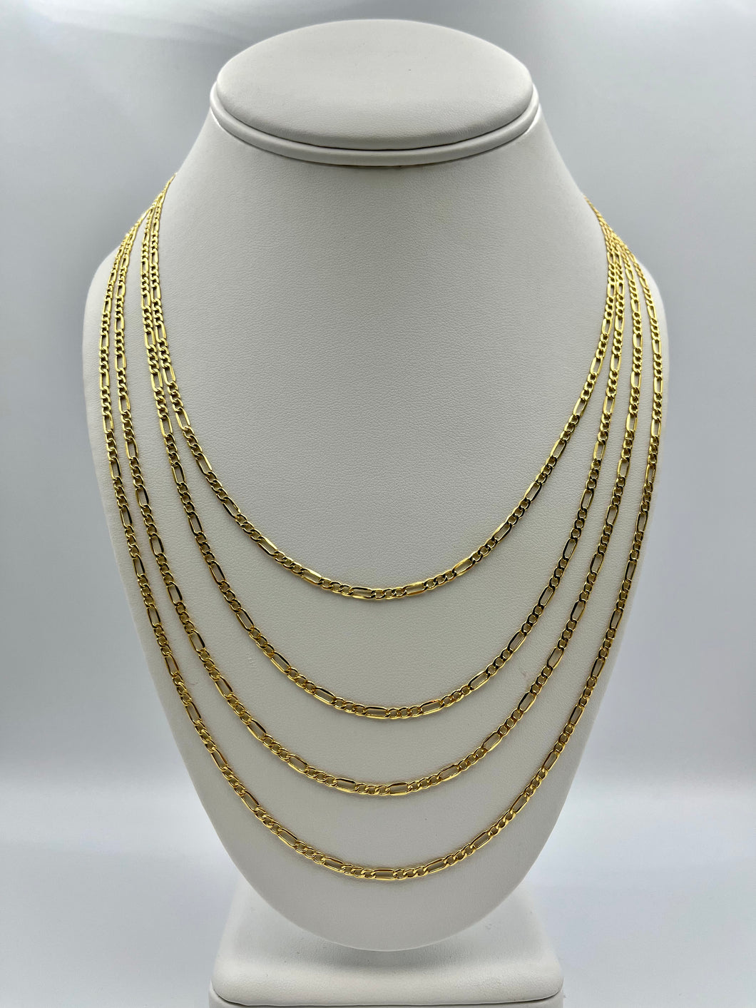 10K Figaro Chain 2.5MM