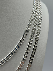 925 Silver Curb Link Chain 4.2MM