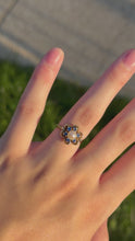Load and play video in Gallery viewer, 10K Pearl &amp; Topaz Ring
