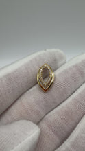 Load and play video in Gallery viewer, 10K Oval Diamond Pendant
