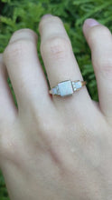 Load and play video in Gallery viewer, 10K Opal Diamond Ring
