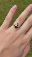 Load and play video in Gallery viewer, 14K Sapphire &amp; Diamond Ring

