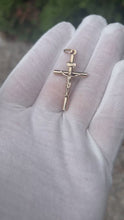 Load and play video in Gallery viewer, 10K Crucifix Pendant
