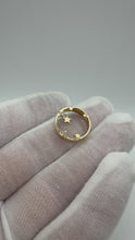 Load and play video in Gallery viewer, 10K Circle Star Pendant
