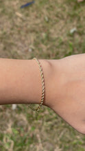 Load and play video in Gallery viewer, 14K Rope Bracelet
