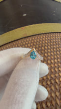 Load and play video in Gallery viewer, 14K Blue Topaz Ring
