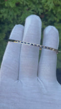 Load and play video in Gallery viewer, 10K Diamond And Sapphire Bangle
