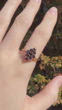 Load and play video in Gallery viewer, 10K Garnet Ring
