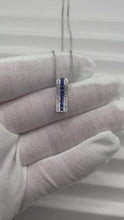 Load and play video in Gallery viewer, 18K Diamond Sapphire Necklace
