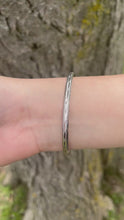 Load and play video in Gallery viewer, 10K White Bangle
